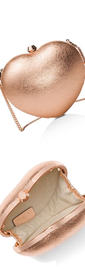 michael kors heart box clutch